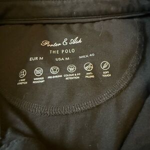 Porter & Ash Black Polo Shirt